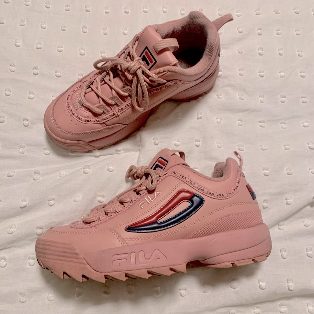 Women’s Disruptor 2 Premium Pink Fila Sneakers